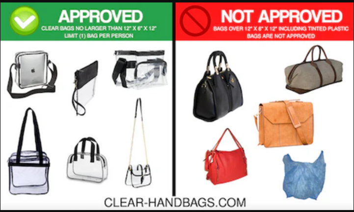 Clear Bags 12 inch by 6 inches